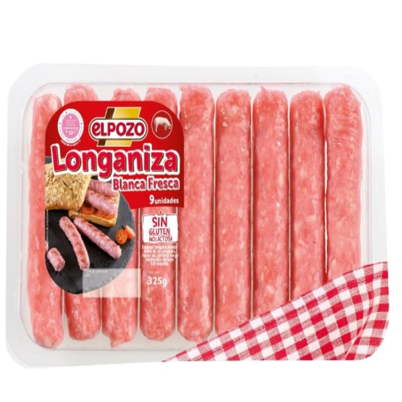FRESCO POZO C/6445 LONGANIZA CERDO B/325 GR