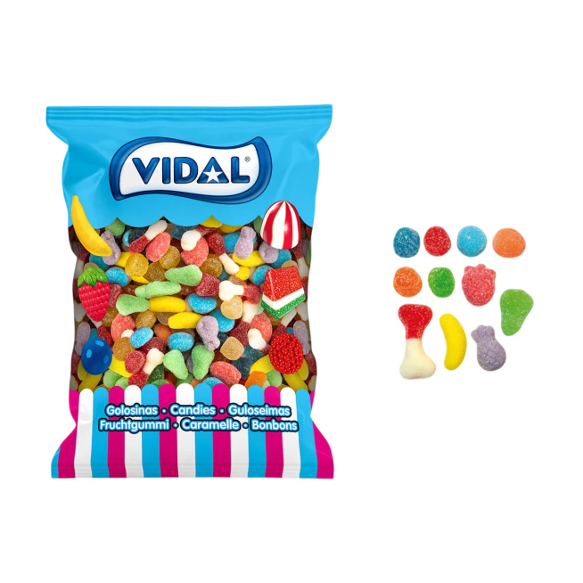 GOMINOLAS  FLAPER AZUCAR MINI MIX PICA B/1KG