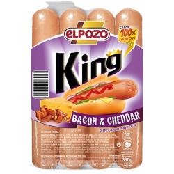 SALCHICHA E/POZO KING BACON&CHEED C/12400 P/330 GR