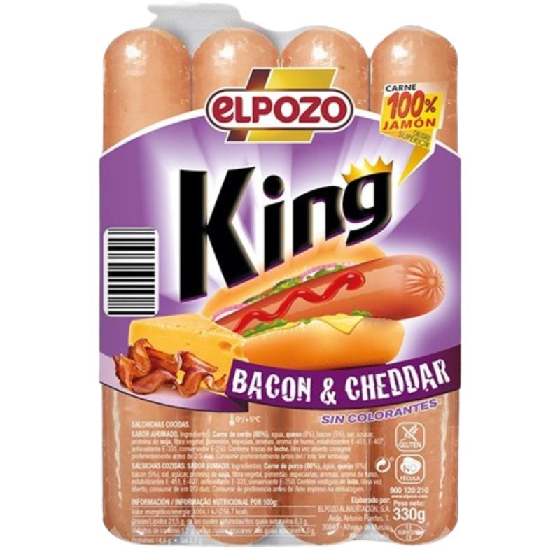 SALCHICHA E/POZO KING BACON&CHEED C/12400 P/330 GR