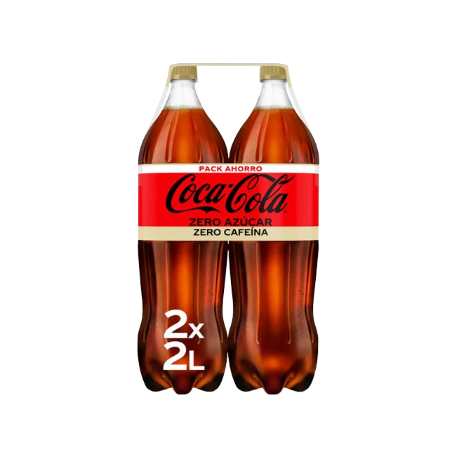 COCA-COLA PET-2.LITROS ZERO+ZERO PACK-2.UD.