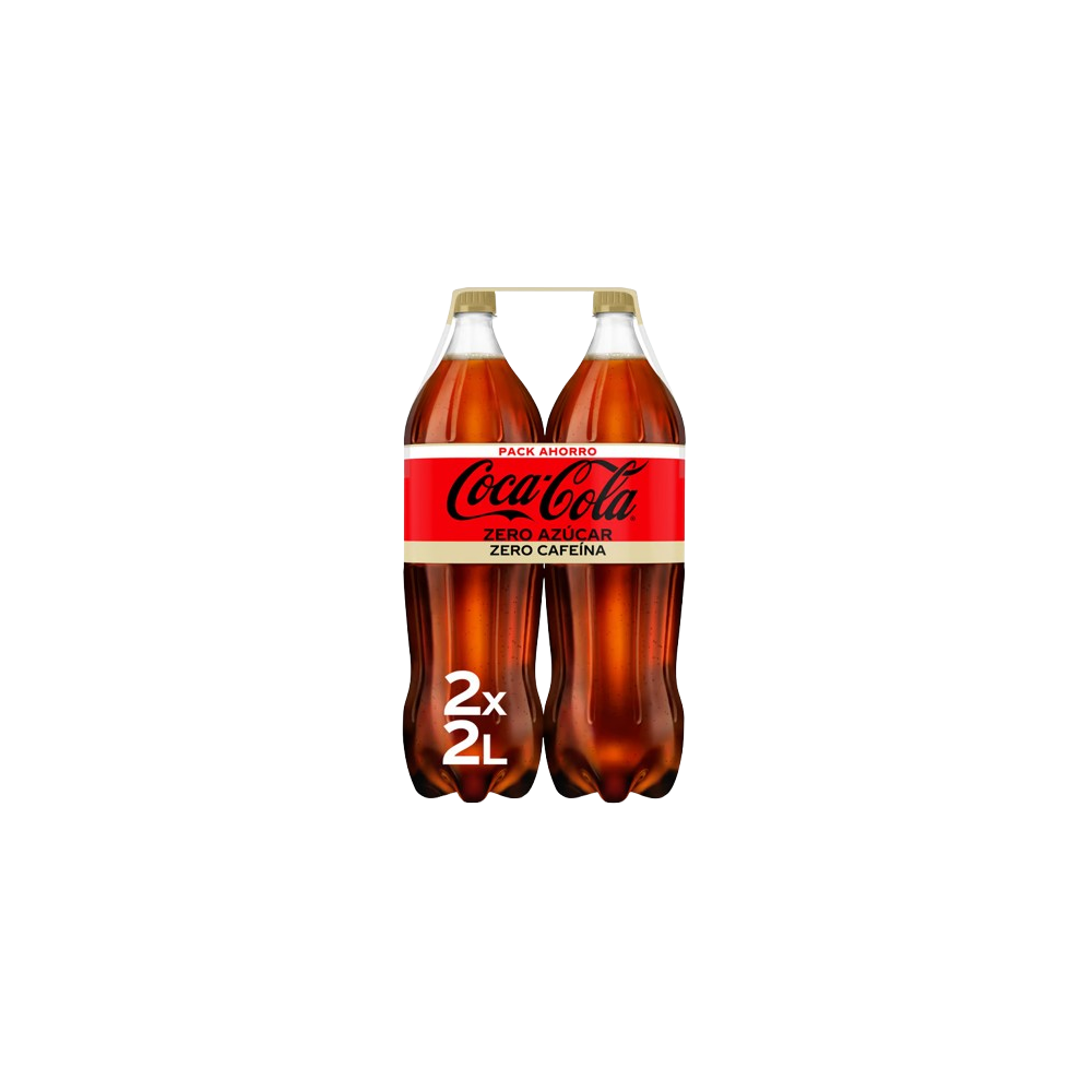 COCA-COLA PET-2.LITROS ZERO+ZERO PACK-2.UD.