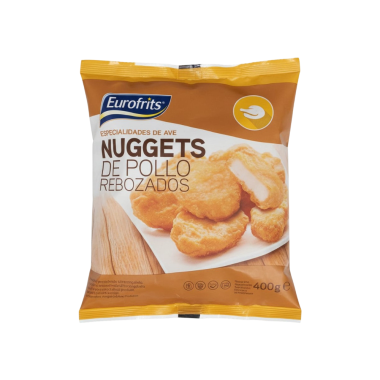 NUGGET POLLO EUROFRITS REBOZADO B/400 GR