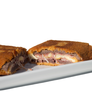 OKELAN CACHOPO TERNE+JAMON+QUESO PZ/+400.GR.