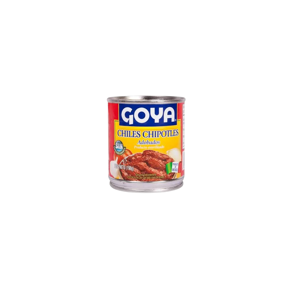 GOYA CHILES CHIPOTLES ADOBADOS LATA/198G