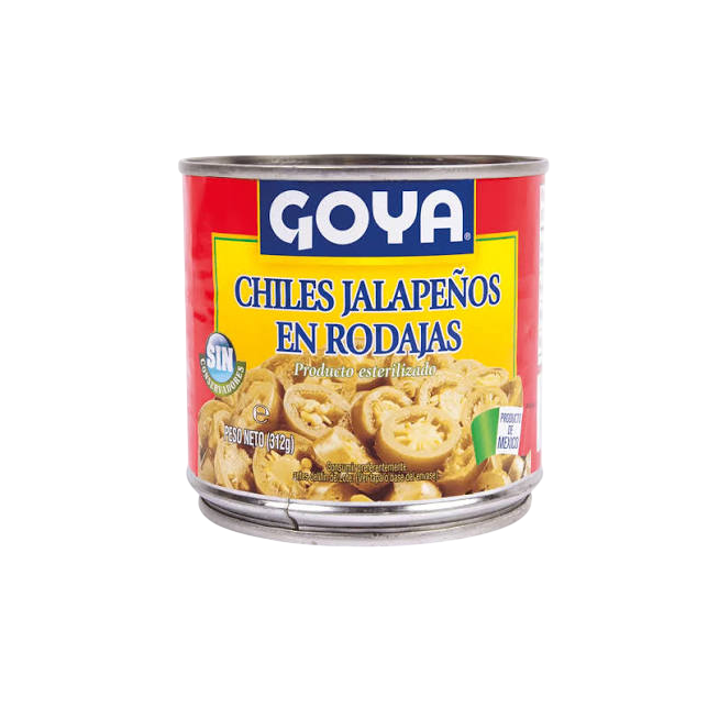 GOYA CHILES JALAPEÑOS RODAJAS LATA312G