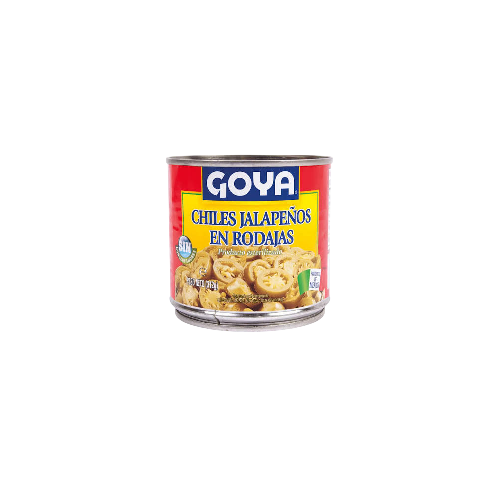 GOYA CHILES JALAPEÑOS RODAJAS LATA312G