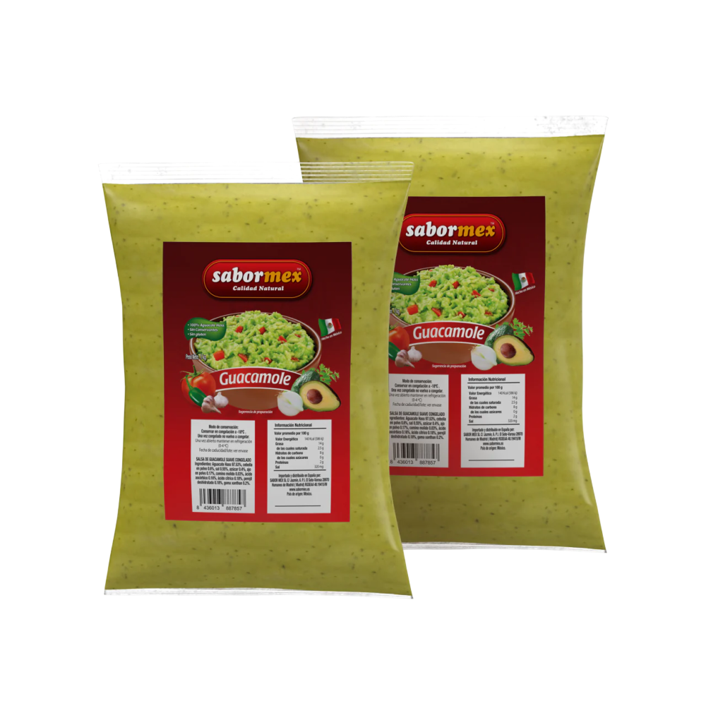 GUACAMOLE MEXICANO SABOR MEX CONG. B/1KG