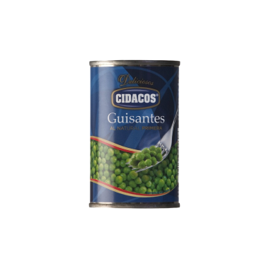 GUISANTES NATURAL CIDACOS 1/2 L/370 GR