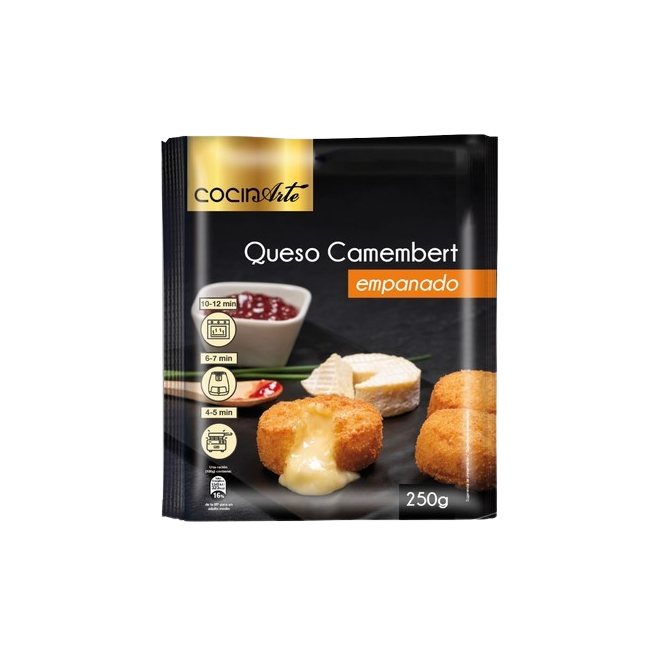 COCINARTE QUESO CAMEMBERT EMPANADO 250GR.