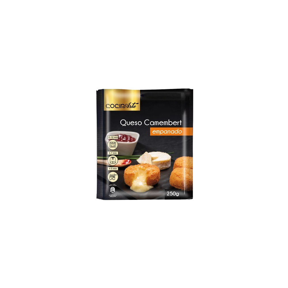 COCINARTE QUESO CAMEMBERT EMPANADO 250GR.