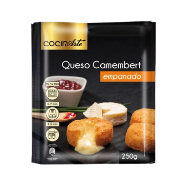 COCINARTE QUESO CAMEMBERT EMPANADO 250GR.