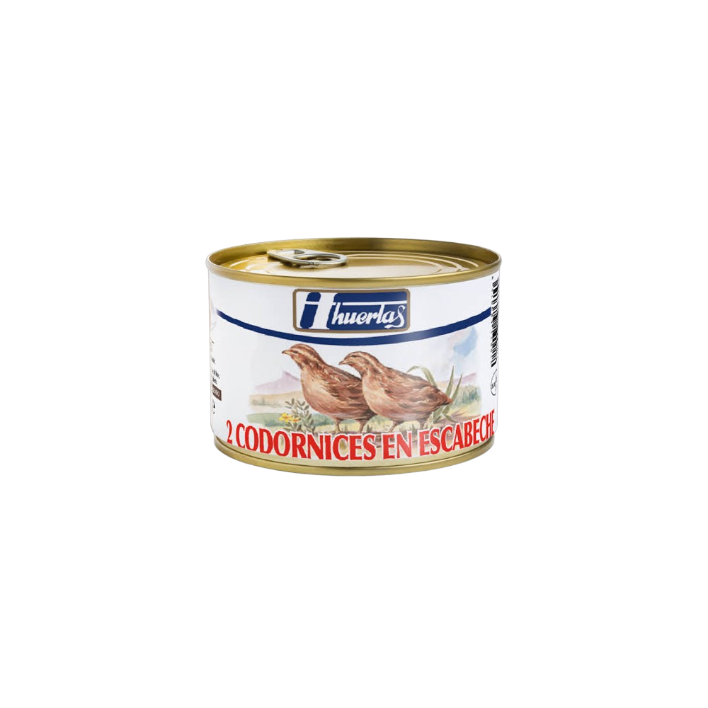 CODORNIZ ESCABECHE HUERTAS P/2 UD 500GR