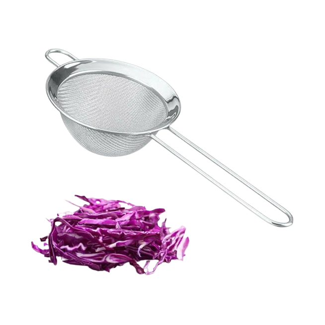COLADOR MALLA ACERO INOX 10CM. METALTEX
