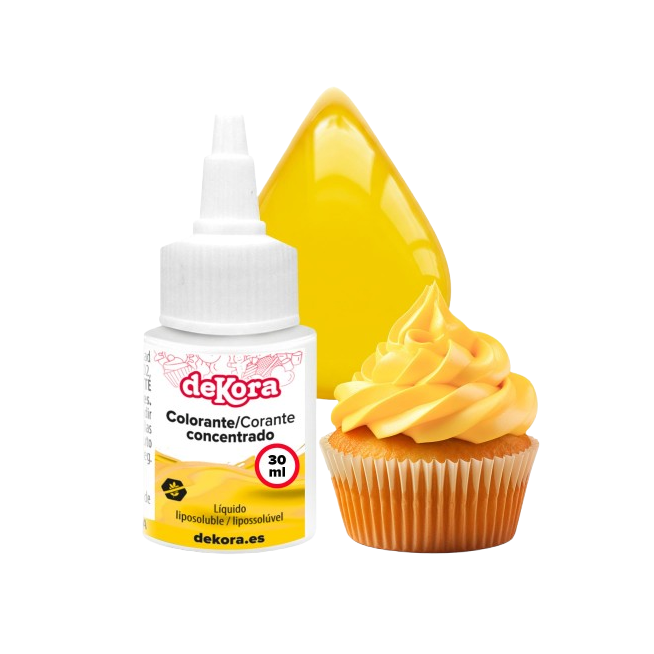COLORANTE PASTELERIA DEKORA AMARILLO 190GR