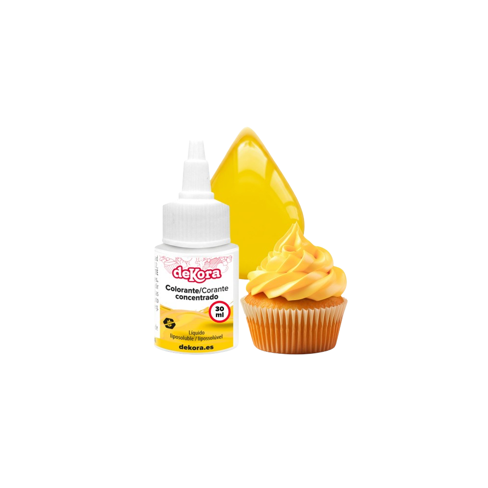 COLORANTE PASTELERIA DEKORA AMARILLO 190GR