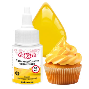 COLORANTE PASTELERIA DEKORA AMARILLO 190GR