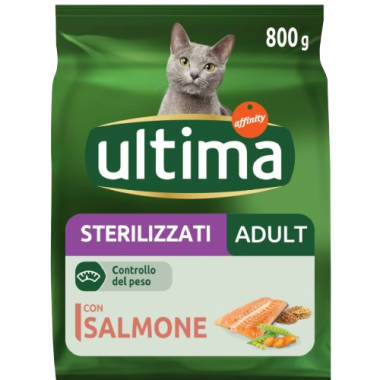 COMIDA GATOS ULTIMA ESTER BUEY/SALMON B/440 GR