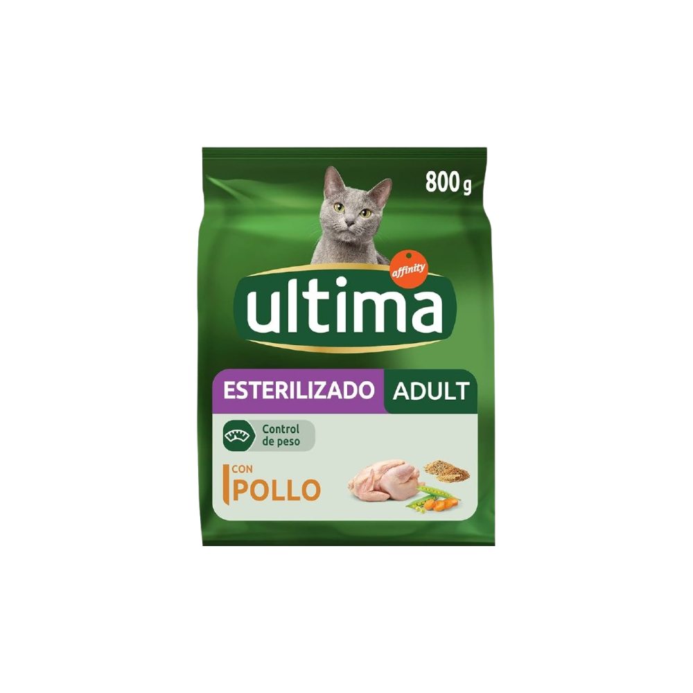 COMIDA GATOS ULTIMA ESTERILIZADOS POLLO B/440 GR