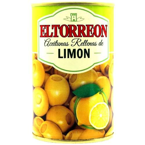 ACEITUNA EL TORREON RELLENA LIMON L/300 GR