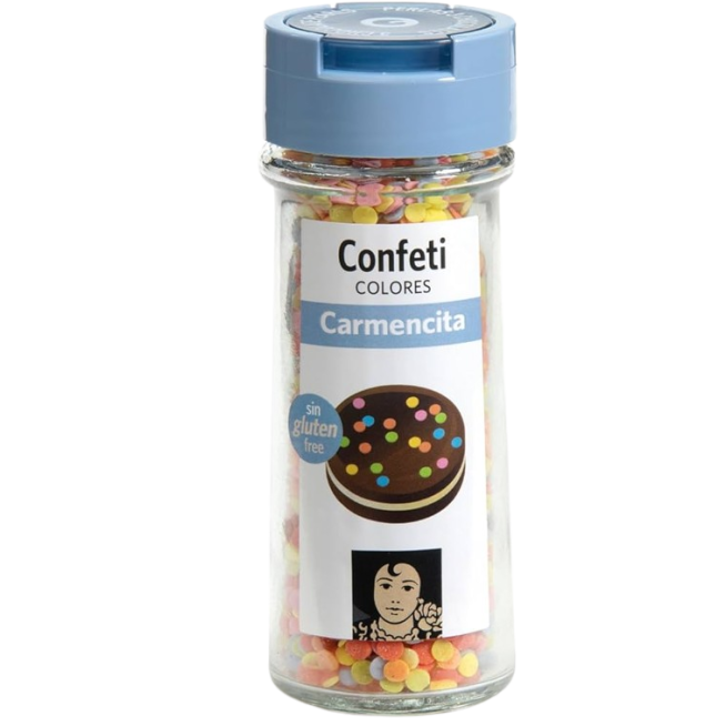 CONFETI COLORES REPOSTERIA CARMENCITA T/C 65 GR