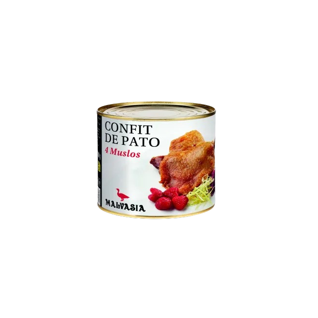 CONFIT MUSLO PATO MALVASIA LATA 4.UD.
