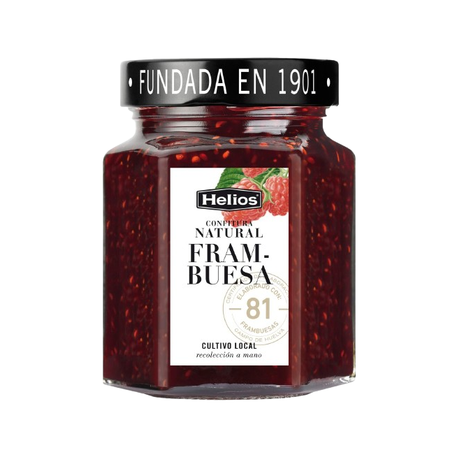 CONFITURA HELIO FRAMBUESA T/C 330 GR