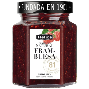 CONFITURA HELIO FRAMBUESA T/C 330 GR