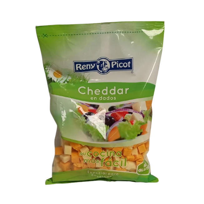 QUESO CHEDDAR DADOS R/P BOLSA 1 KG