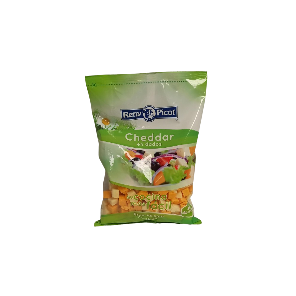 QUESO CHEDDAR DADOS R/P BOLSA 1 KG