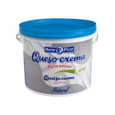 QUESO CREAM  CHEESE R/PICOT CUBO 5 KG