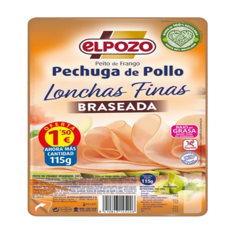 PECHUGA POLLO POZO LONC BRASEA(1,5€) C/14522 115G