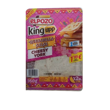 QUESADILLA E/POZO CHEESY YORK (1,95€) P/2X80GR