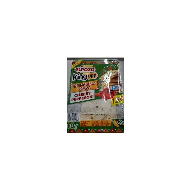 QUESADILLA E/POZO CHEESY/PEPPERONI (1,95€) P/2X70G