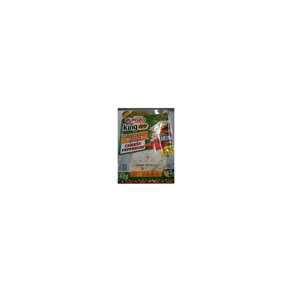 QUESADILLA E/POZO CHEESY/PEPPERONI (1,95€) P/2X70G
