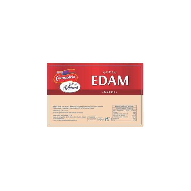 QUESO BARRA EDAM CAMPOFRIO C/28994 PVPX KG