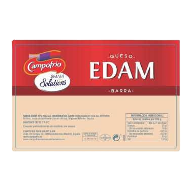 QUESO BARRA EDAM CAMPOFRIO C/28994 PVPX KG