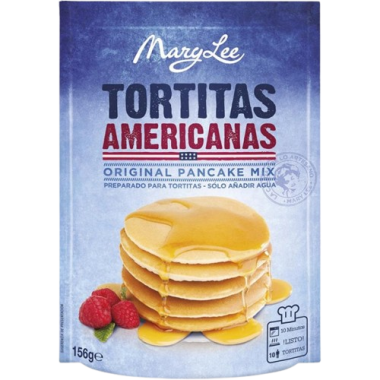 PREPARADO TORTITAS AMERICANAS MARY LEE P/156 GR