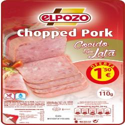 CHOPPED PORK LATA LONCH E/POZO C/14558(1,5€)P/110G