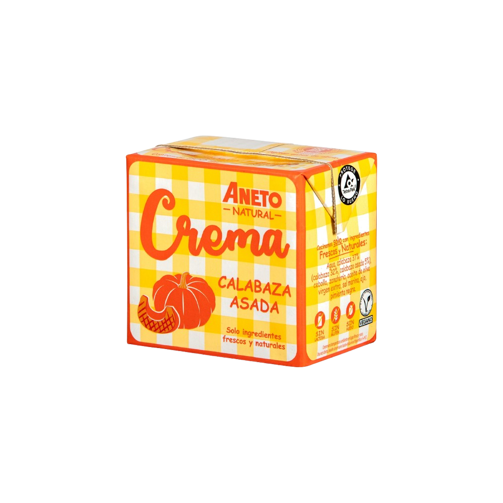 CREMA DE CALABAZA ASADA ANETO 100% NATURAL B/500ML