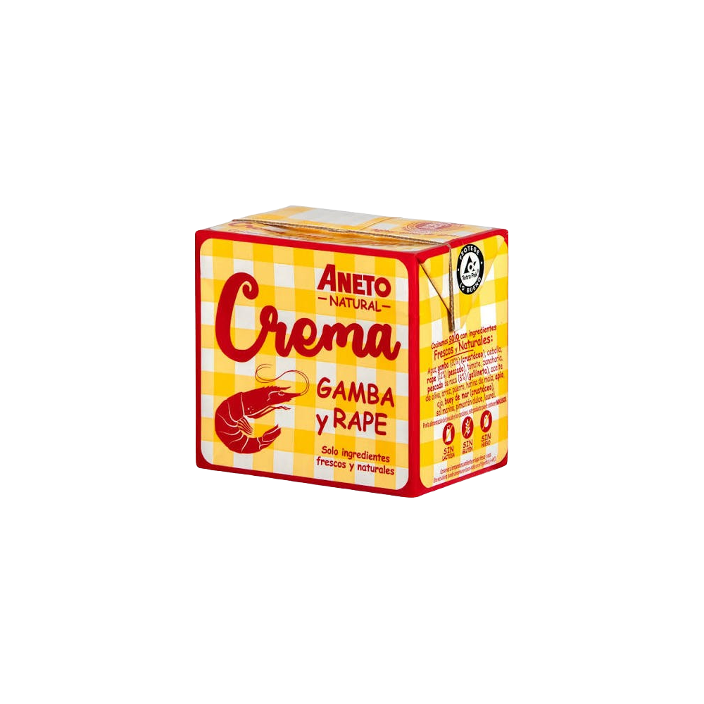CREMA DE GAMBA Y RAPE ANETO 100% NATURAL B/ 500 ML