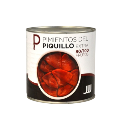 PTO.PIQUILLO EXTRA JJJ 80/100 LATA 2,500 KG.
