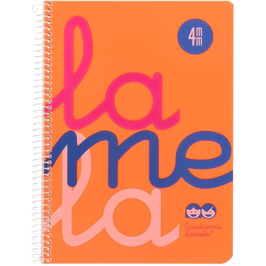 PP CUADERNO LAMELA POLIPROPILEN 80H 4º 4 MM