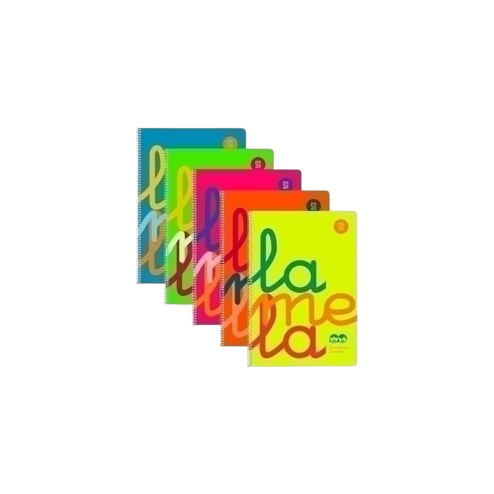 PP CUADERNO LAMELA POLIPROPILEN 80H Fº 5 MM UD