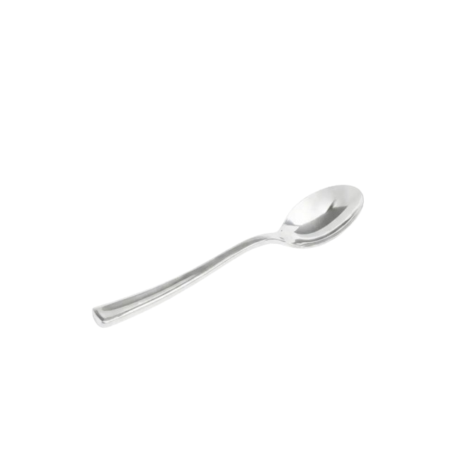 CUCHARA PLAST. MINI METALIZADA CATERING MAXI P/12U