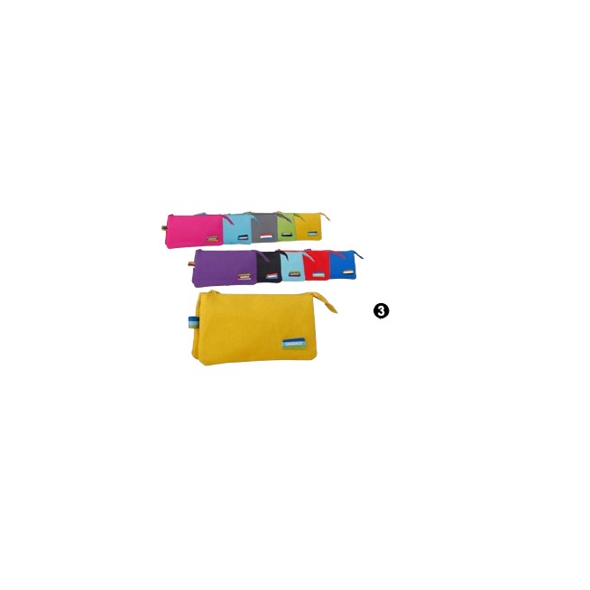 PP ESTUCHE SAMPACK BICOLOR 1 CREMALLERA  UD