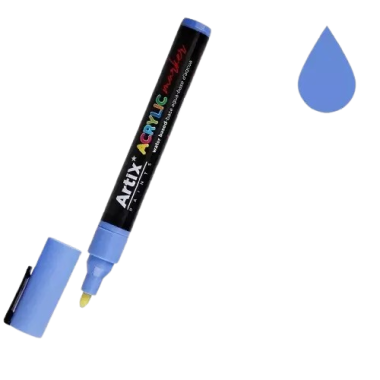 PP ROTULADOR ARTIX ACRYLIC AZUL UD