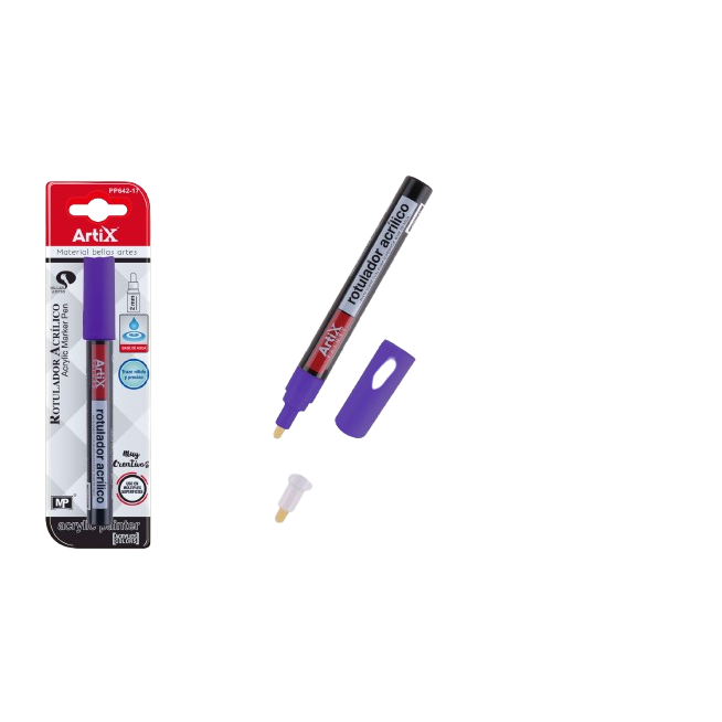 PP ROTULADOR ARTIX ACRYLIC MORADO UD
