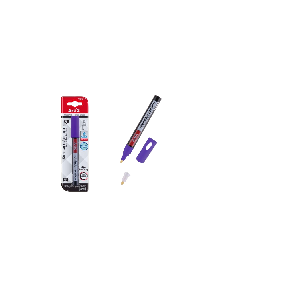 PP ROTULADOR ARTIX ACRYLIC MORADO UD
