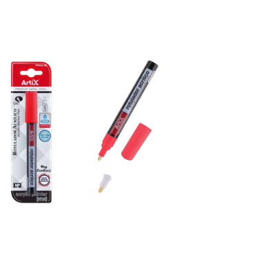 PP ROTULADOR ARTIX ACRYLIC ROJO UD